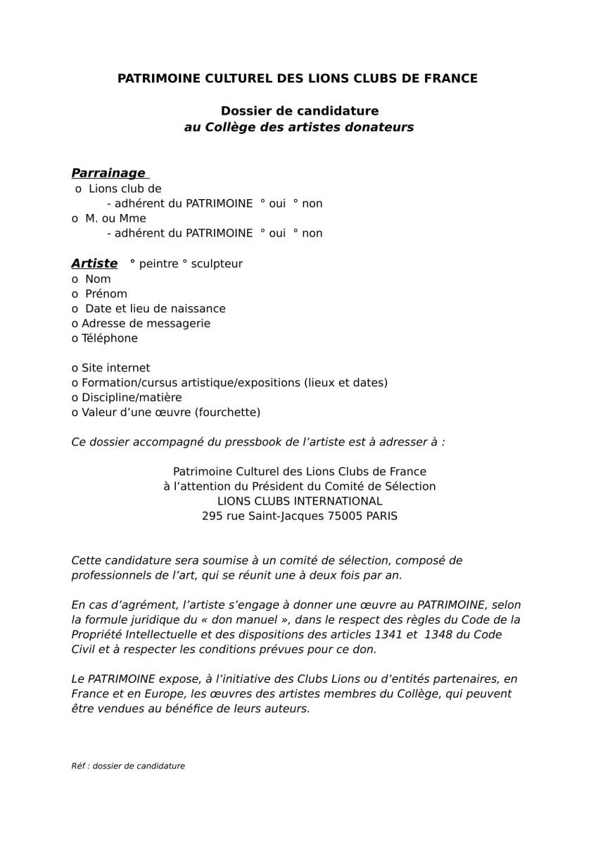 dossier-candidature